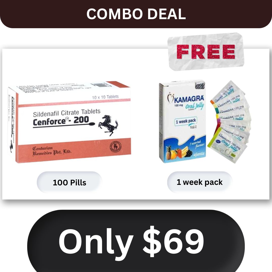 cenforce 200mg + Kamagra Oral Jelly