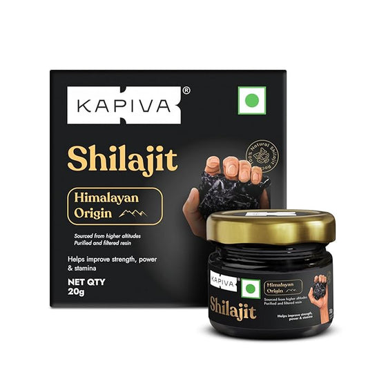 Himalayan Shilajit/Shilajeet Resin, 20g - Performance Booster For Endurance and Stamina