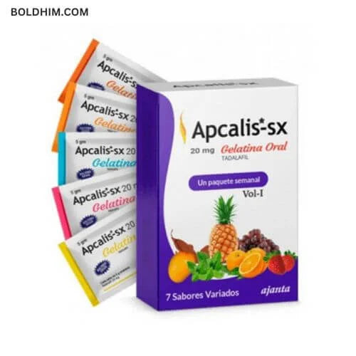 Apcalis 20mg Tadalafil Oral Jelly sachets - Fast-acting solution for erectile dysfunction | Boldhim