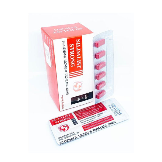 Sildenafil 100mg + Tadalafil 40mg Sildalist Strong Pill